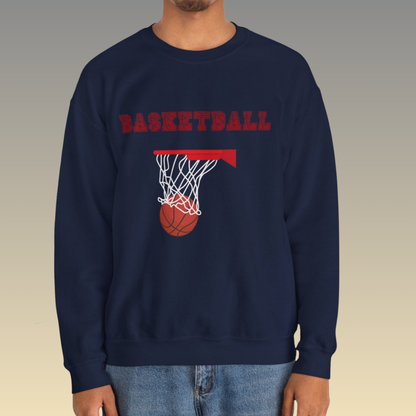 Navy Men's Basketball Heavy Blend Sweatshirt