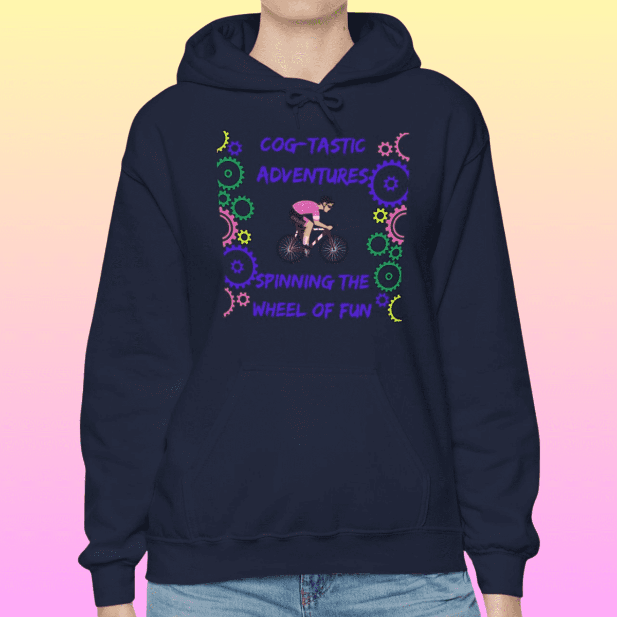 Navy Women's Cog-tastic Adventures Hoodie