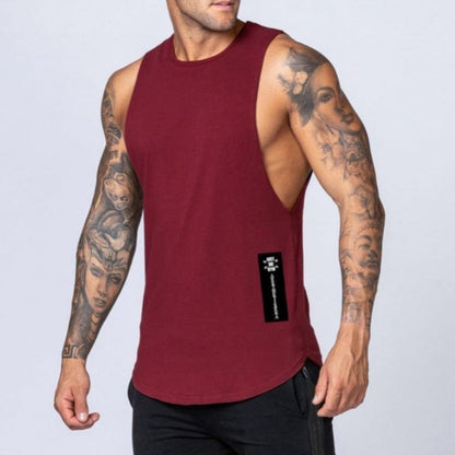 Men's Plain Colored Muscle Vest