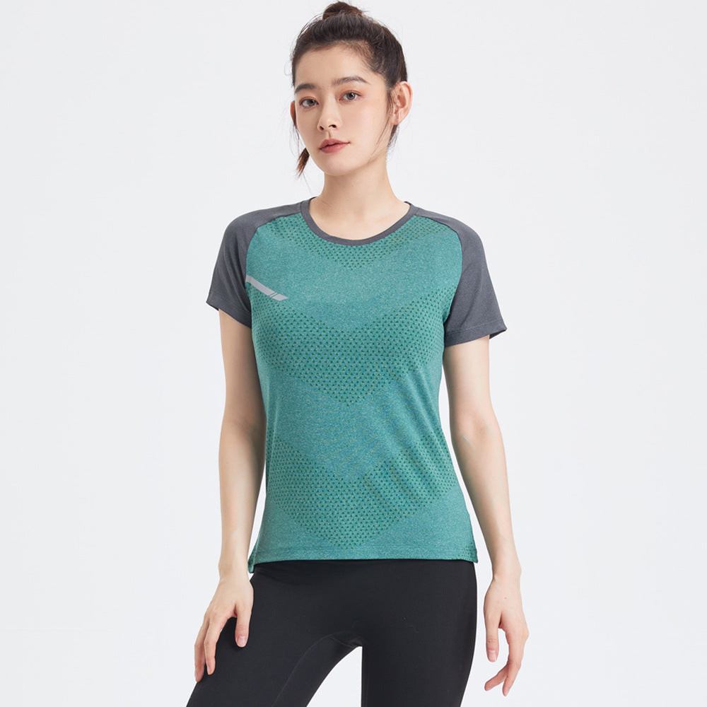 Women's Green Quick-drying Sports T-Shirt