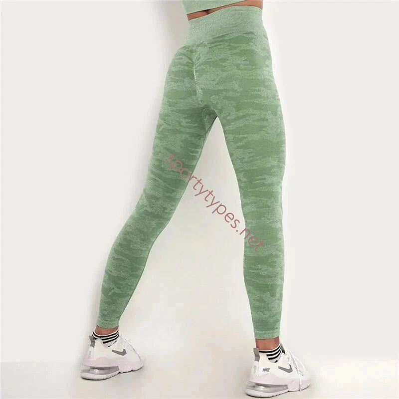 Light Green Women's Sports Leggings