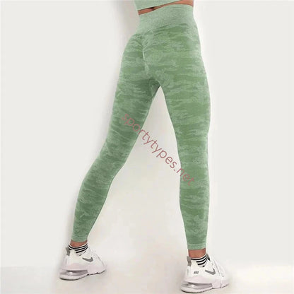 Light Green Women's Sports Leggings