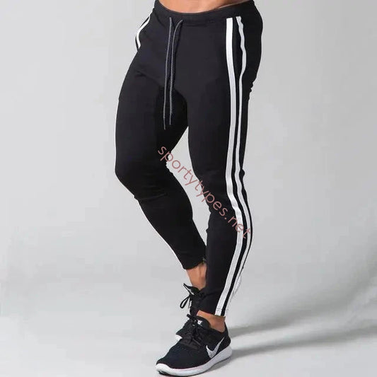 Black Men's Skinny Joggers