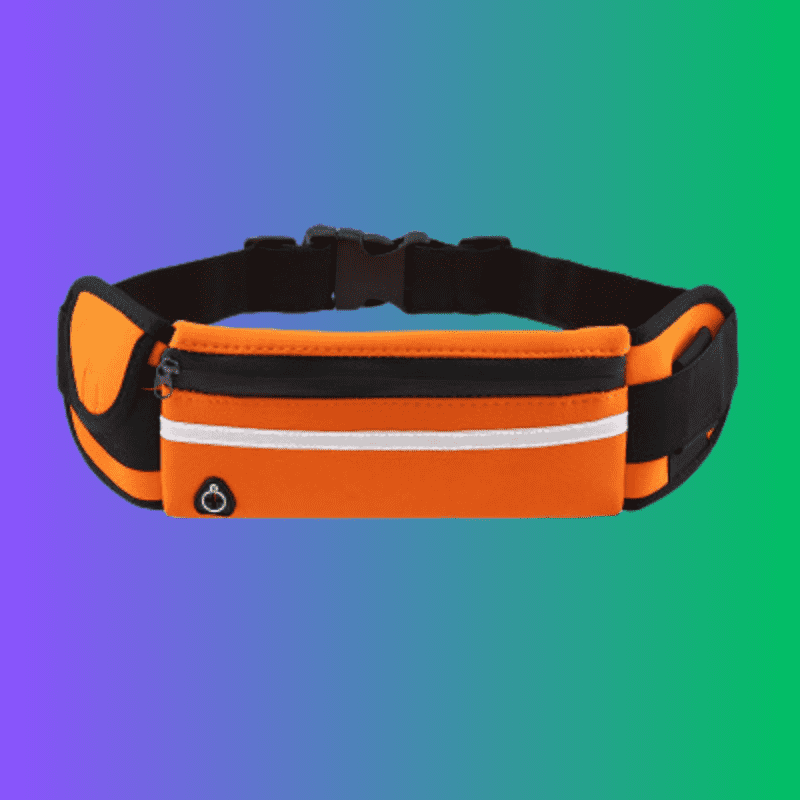 Orange Waterproof Sports Waist Bag