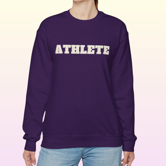 Purple Women's Athlete Heavy Blend Sweatshirt
