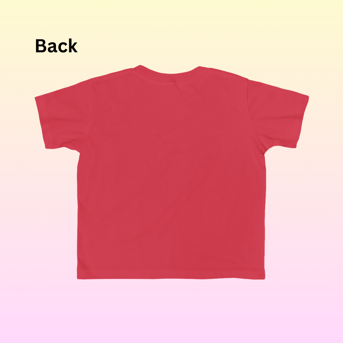 Red Toddler Cycling Fan Jersey T-Shirt