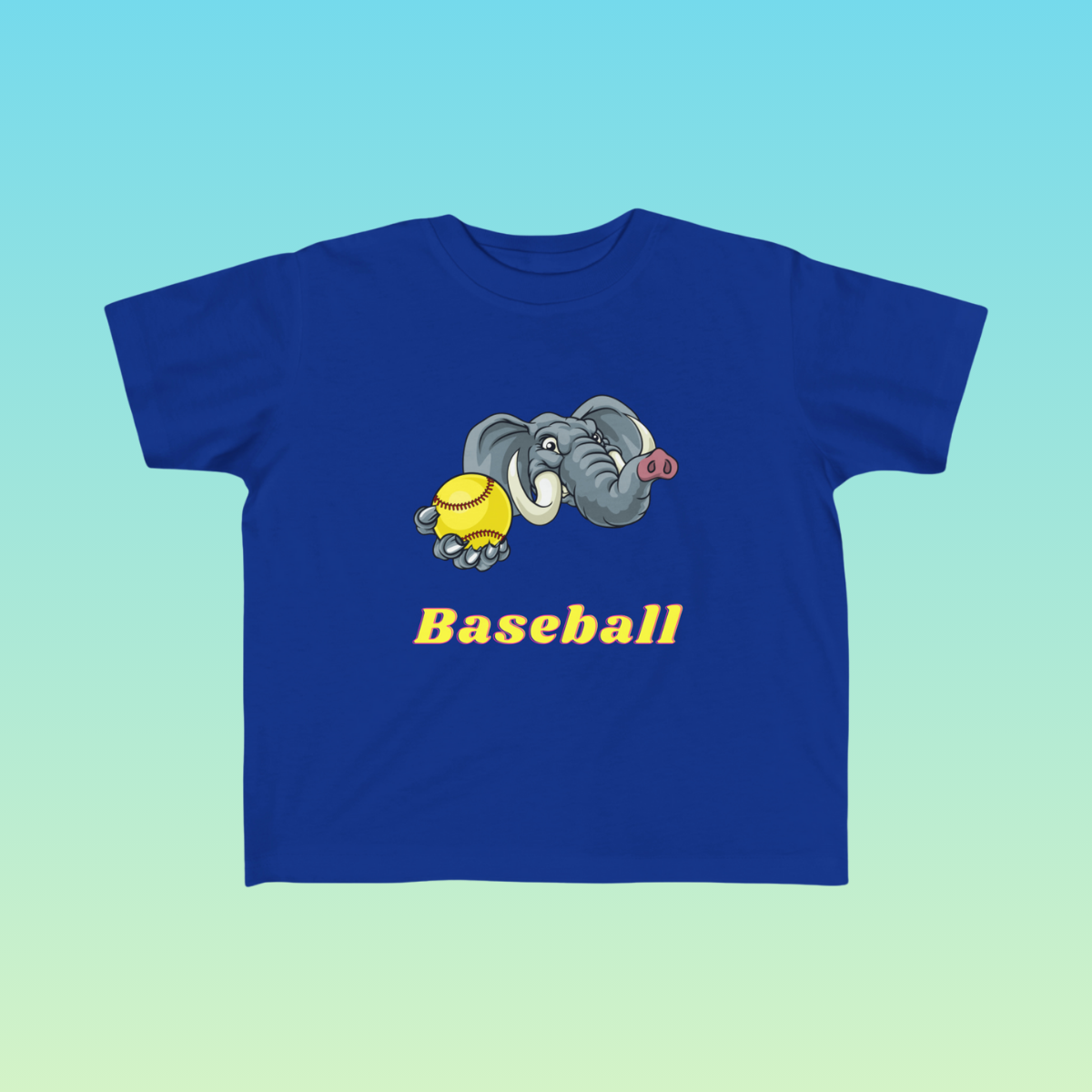 Royal Toddler Baseball Fan Jersey T-Shirt