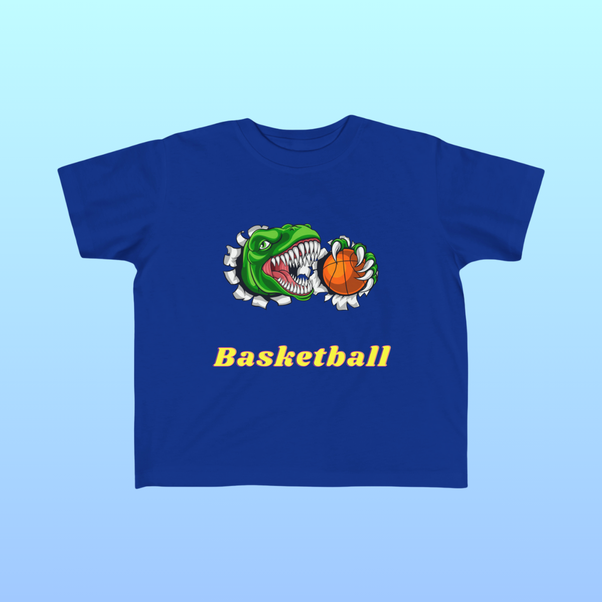 Royal Toddler Basketball Fan Jersey T-Shirt