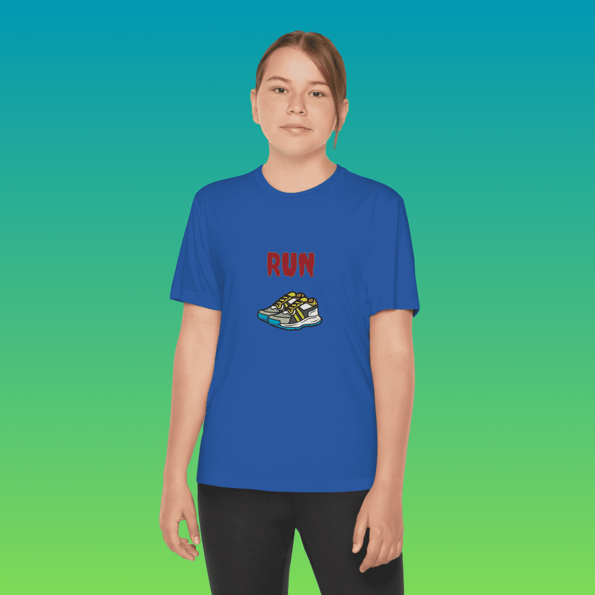 Royal Youth Running Moisture-Wicking Tee