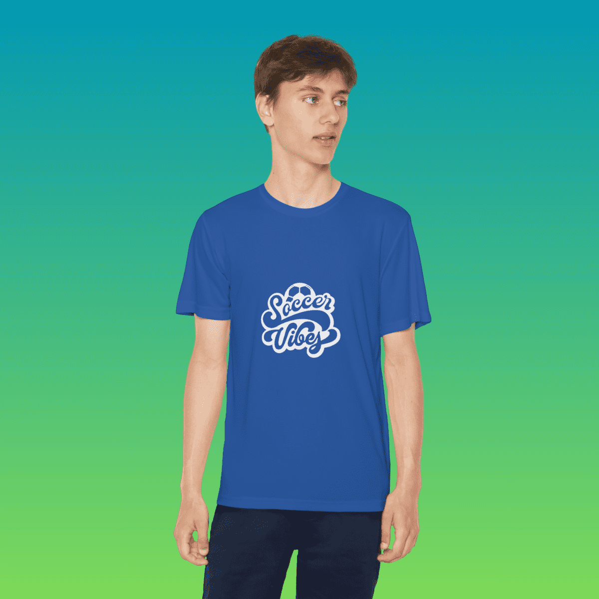 Royal Youth Soccer Vibes Moisture-Wicking Tee