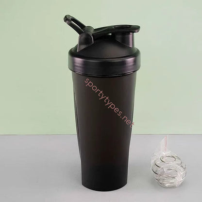 Black Portable Protein Powder Shaker