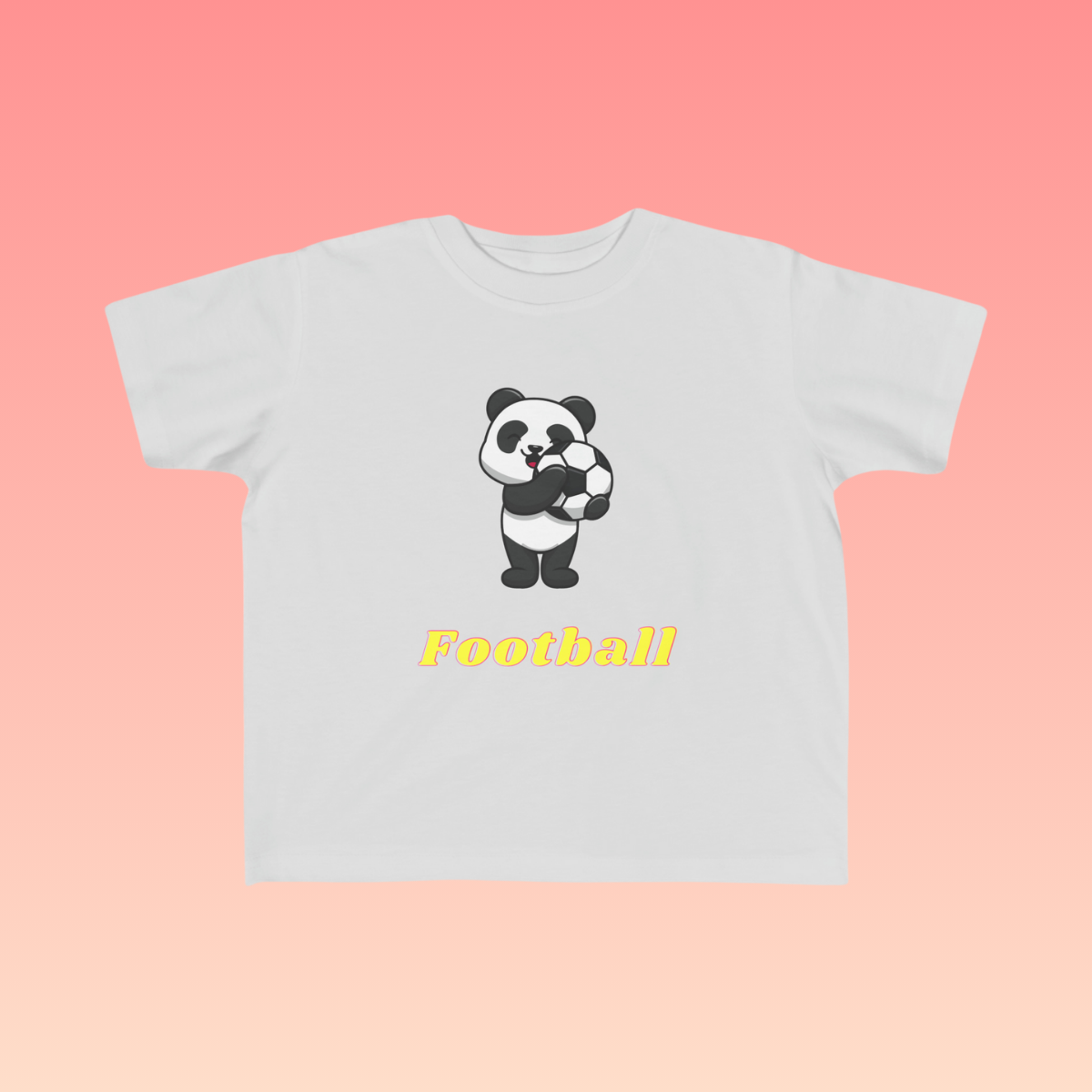 Silver Toddler Soccer Fan Jersey T-Shirt