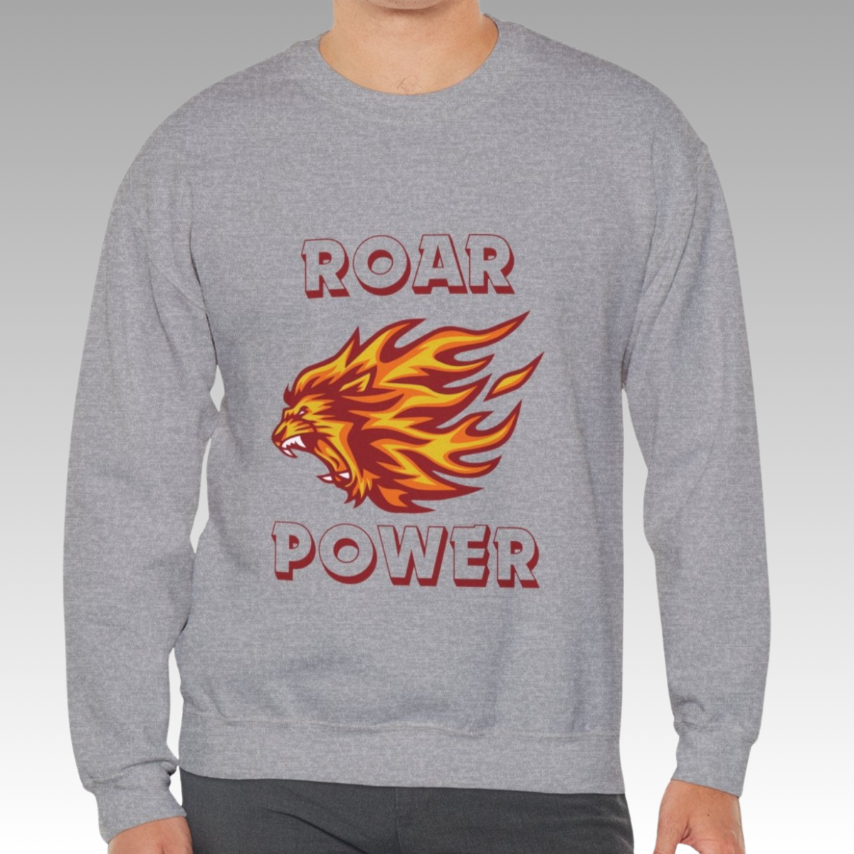 Sport Grey Men's Roar Power Heavy Blend Sweatshirt