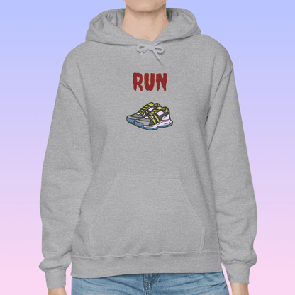 Sport Grey Women's Running Hoodie