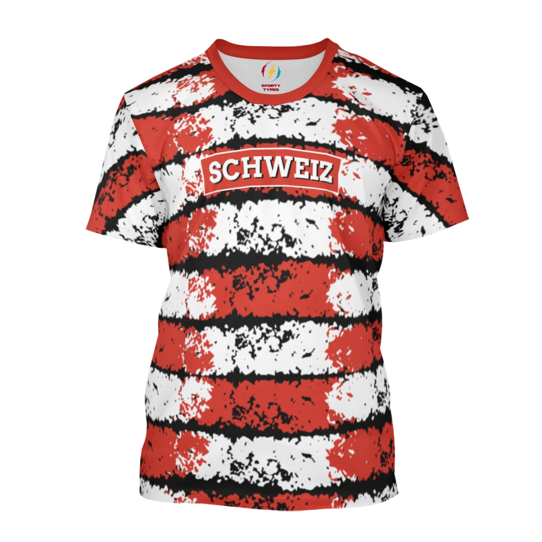 Switzerland Women's Supporter T-Shirt – Red & White