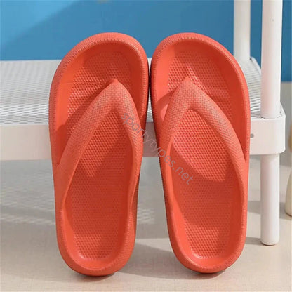 Orange Comfy Flip-Flops
