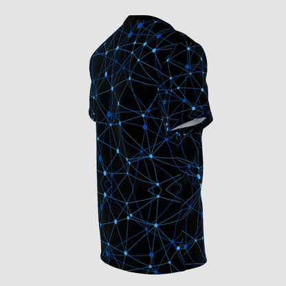 Unisex Blue Stay Connected Tee