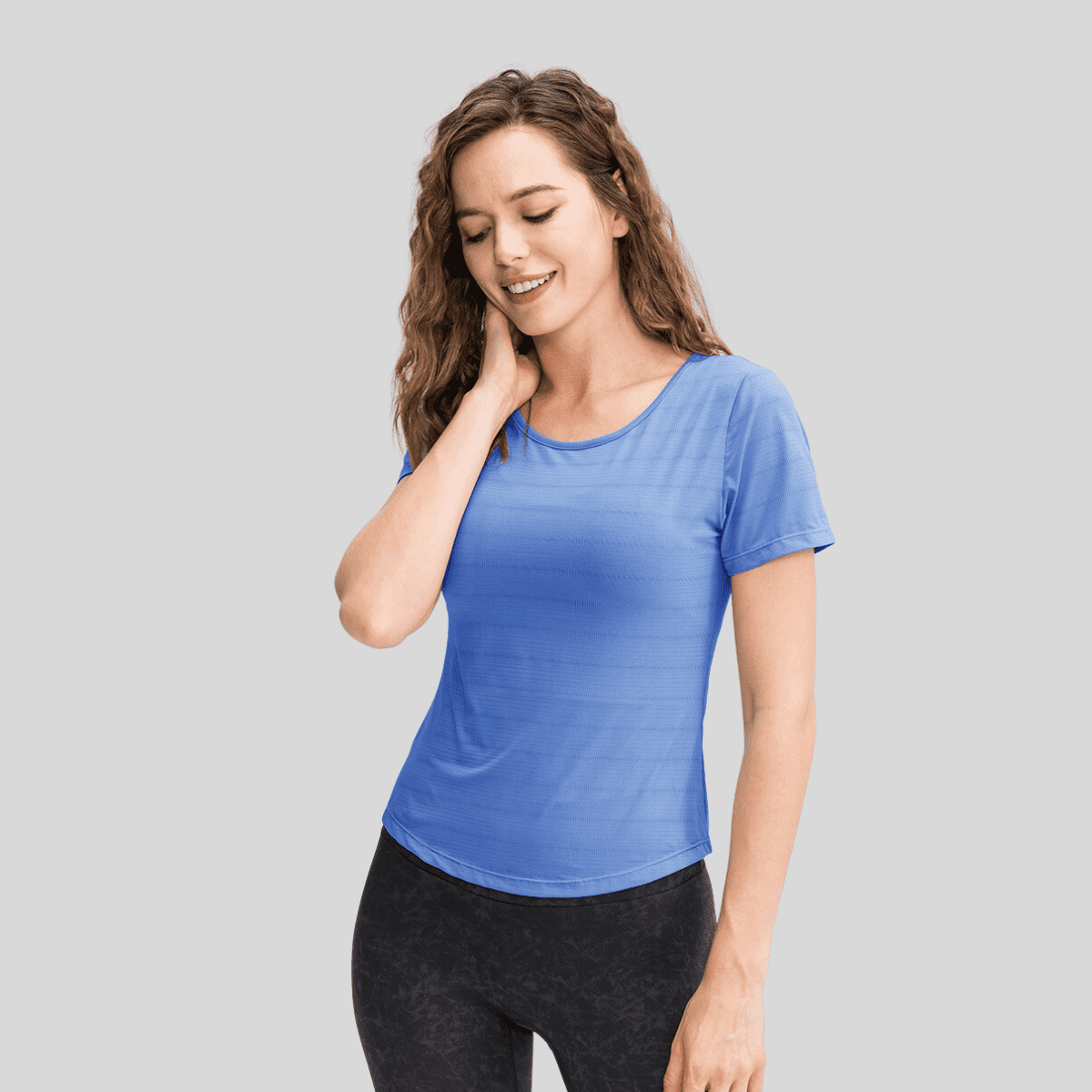 Women's Blue Fitness T-Shirt