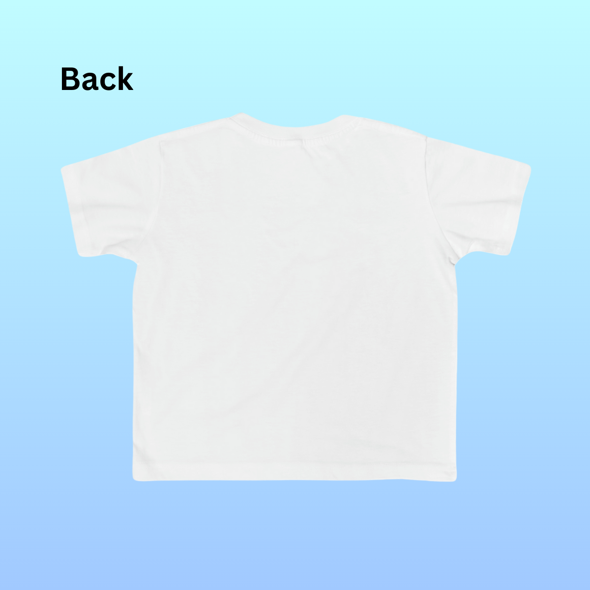 White Toddler Swimming Fan Jersey T-Shirt