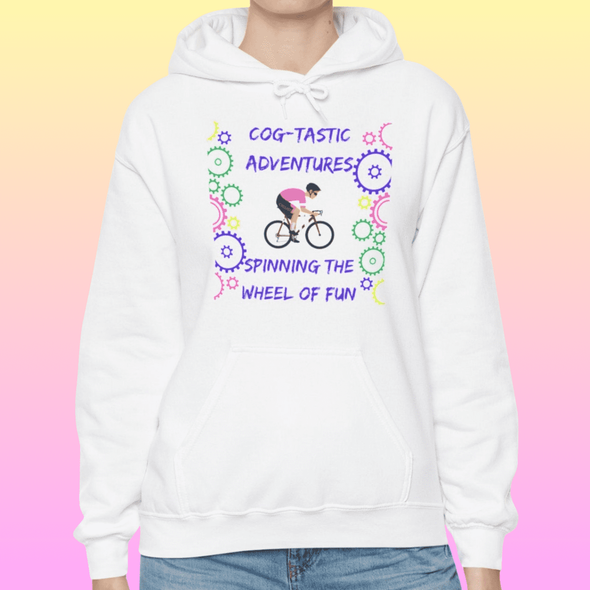 White Women's Cog-tastic Adventures Hoodie