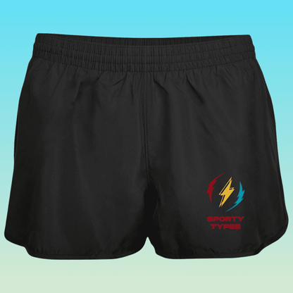 Women's Black Sporty Types  Running Shorts