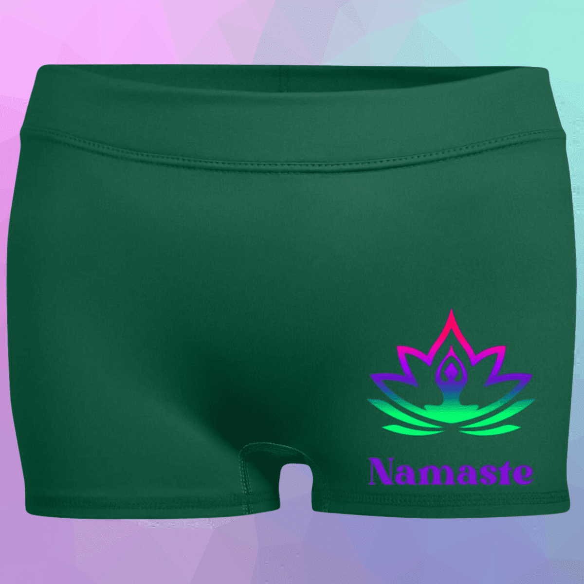 Women's Forest Namaste Fitted Moisture-Wicking Shorts