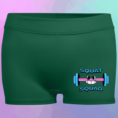 Women's Forest Squat Squad Fitted Moisture-Wicking Shorts