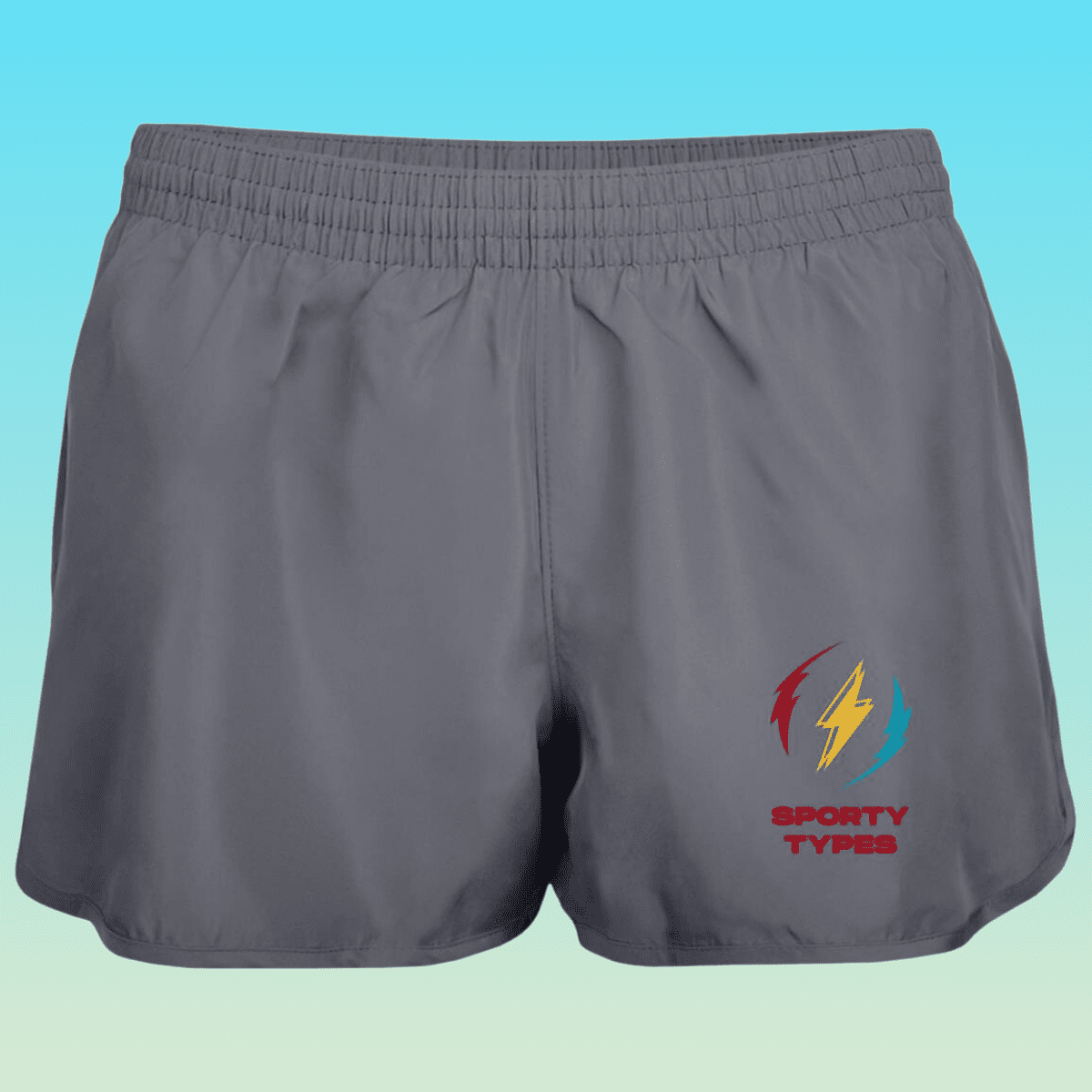 Women's Graphite Sporty Types  Running Shorts