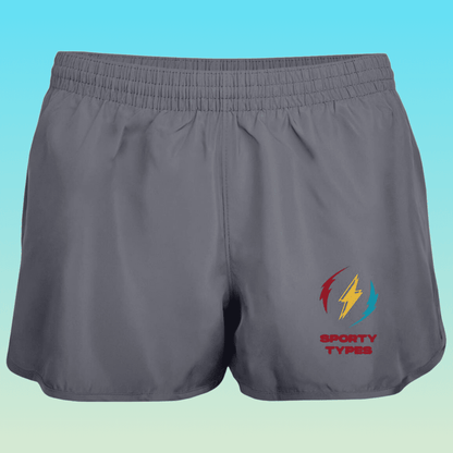 Women's Graphite Sporty Types  Running Shorts