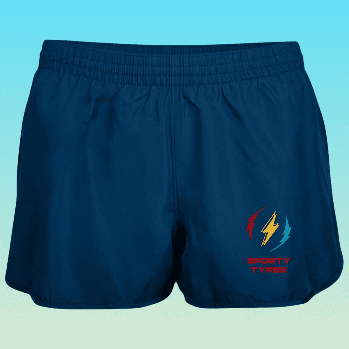 Women's Navy Sporty Types  Running Shorts