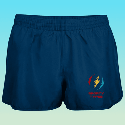 Women's Navy Sporty Types  Running Shorts