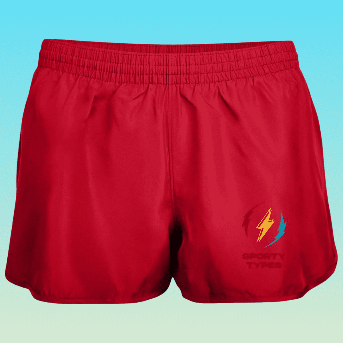 Women's Red Sporty Types  Running Shorts
