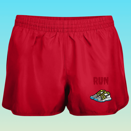 Women's Red Wayfarer Running Shorts