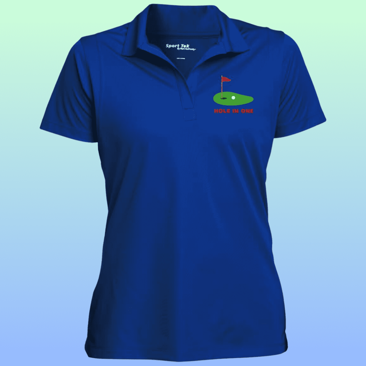 Women's Royal Golf Hole In One Micropique  Sport-Wick® Polo Shirt