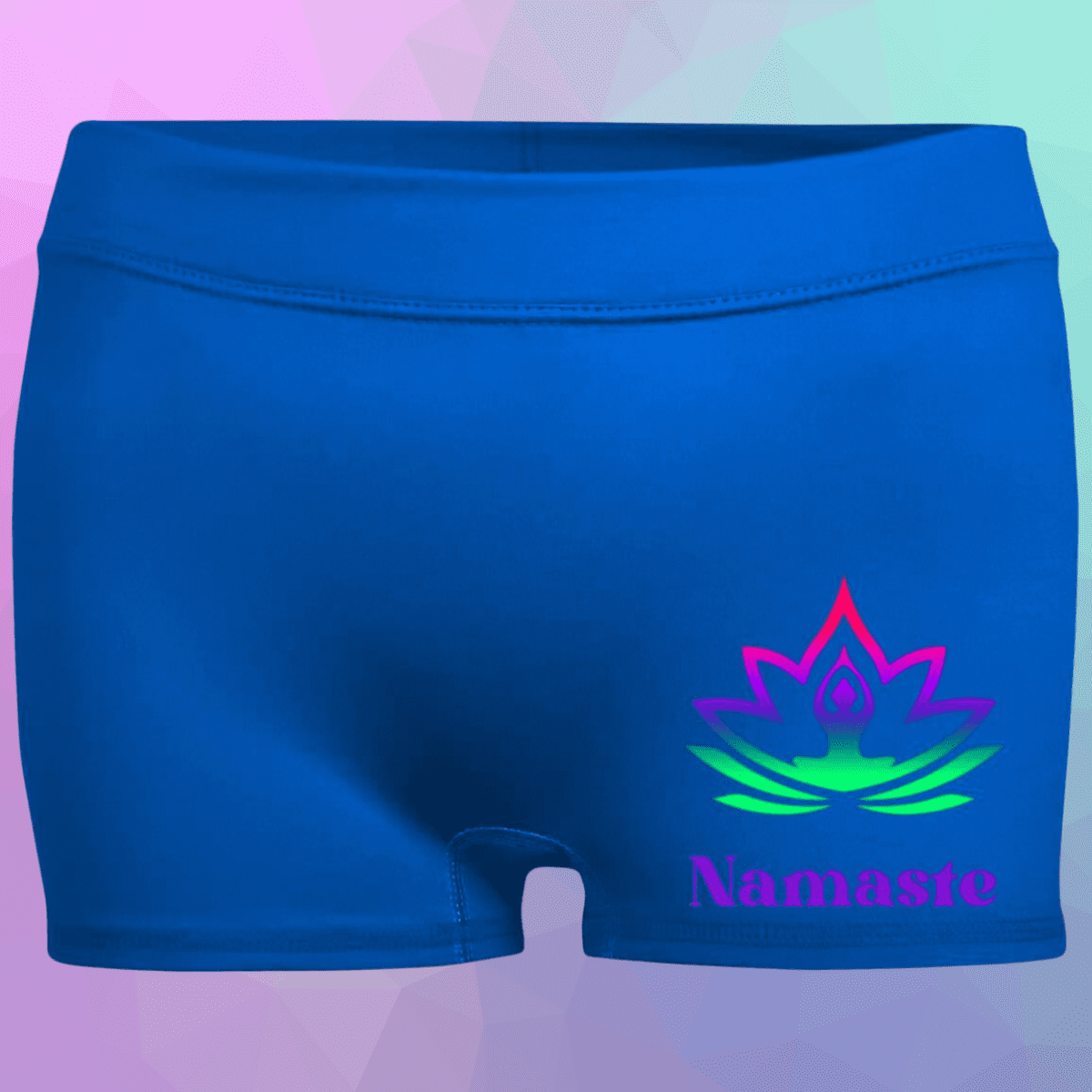 Women's Royal Namaste Fitted Moisture-Wicking Shorts