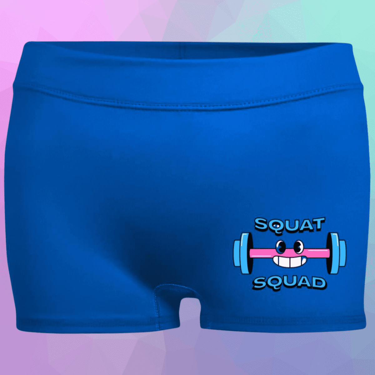 Women's Royal Squat Squad Fitted Moisture-Wicking Shorts