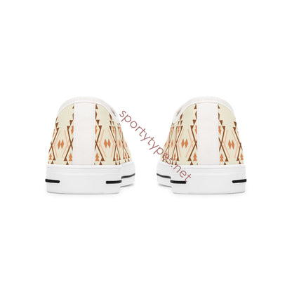 Women's Aztec Low Top Canvas Sneakers