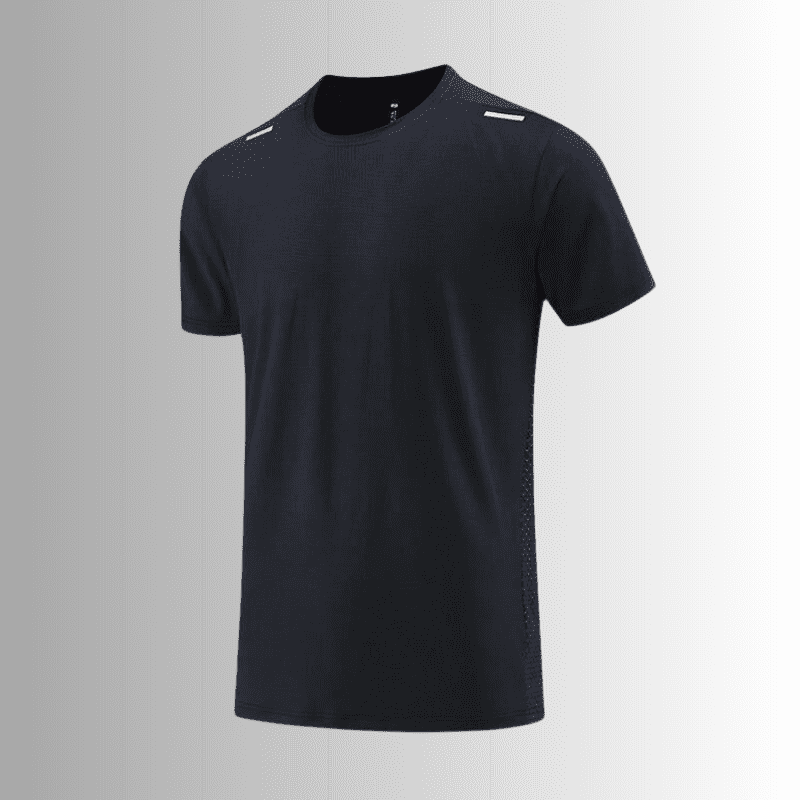 Men's Black Quick-drying T-Shirt