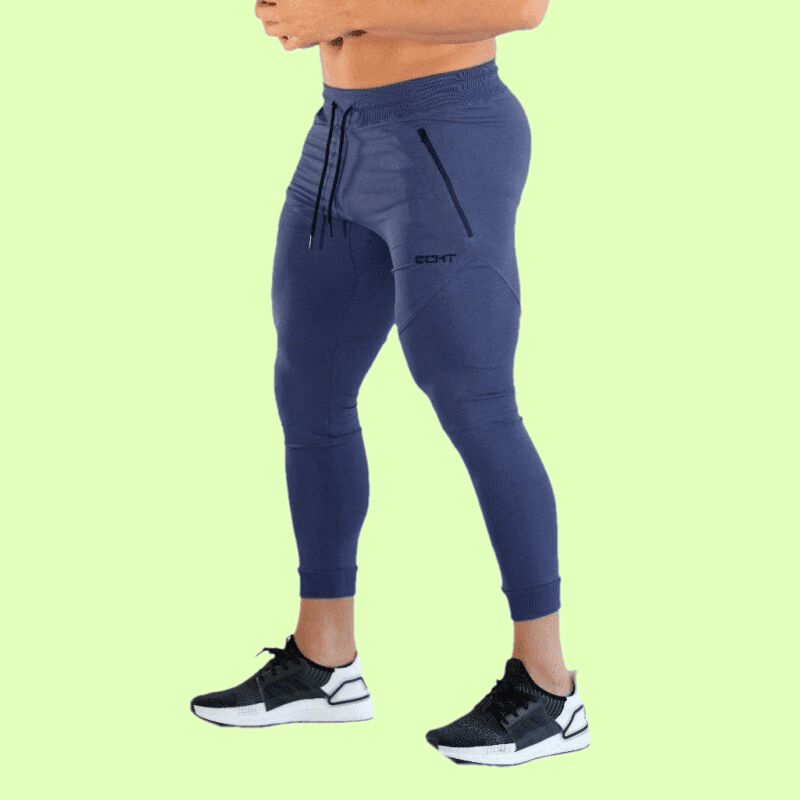 Men's Navy Blue Korean Style Sweatpants