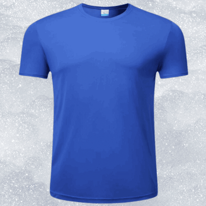 Blue Quick Dry Fitness T-Shirt