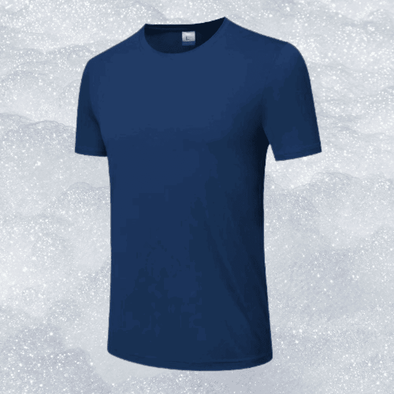 Dark Blue Quick Dry Fitness T-Shirt