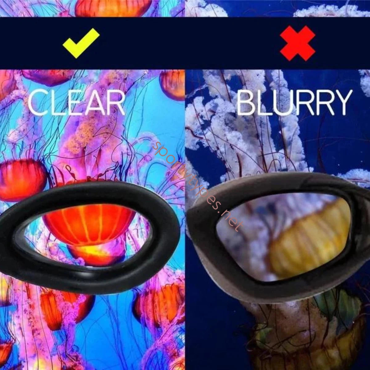 HD Anti-fog Swim Goggles