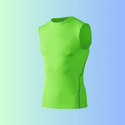 Men's Fluorescent Green Quick Dry Training Vest