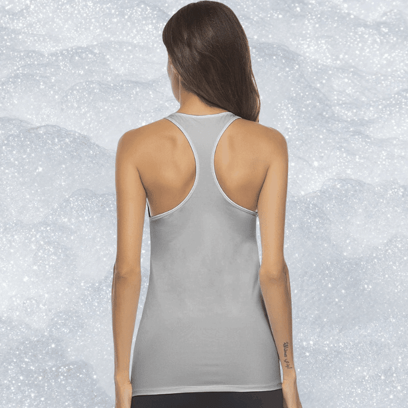 Women's Gray Slimline Yoga Tank Top