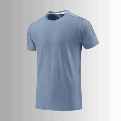 Men's Gray Blue Quick-drying T-Shirt