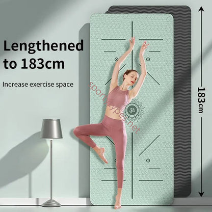 Green Yoga Mat Non Slip