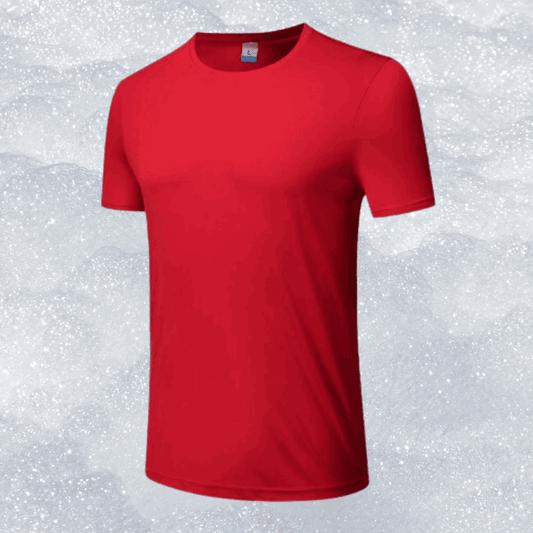 Red Quick Dry Fitness T-Shirt