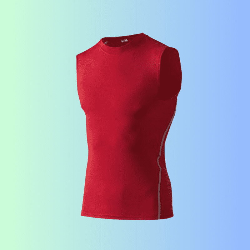 Men's Red Quick Dry Training Vest