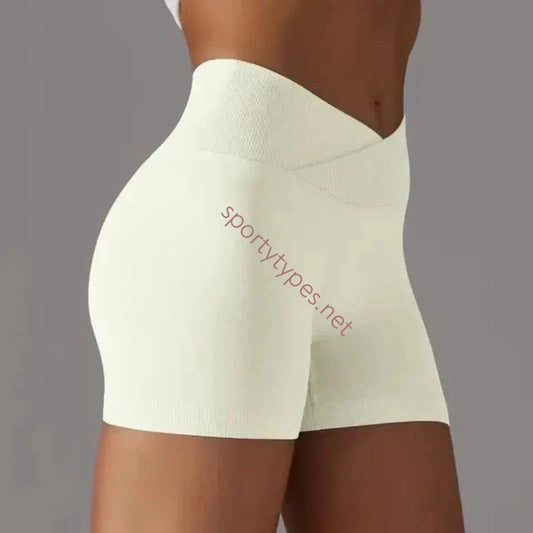 Milky White Summit Breeze Shorts