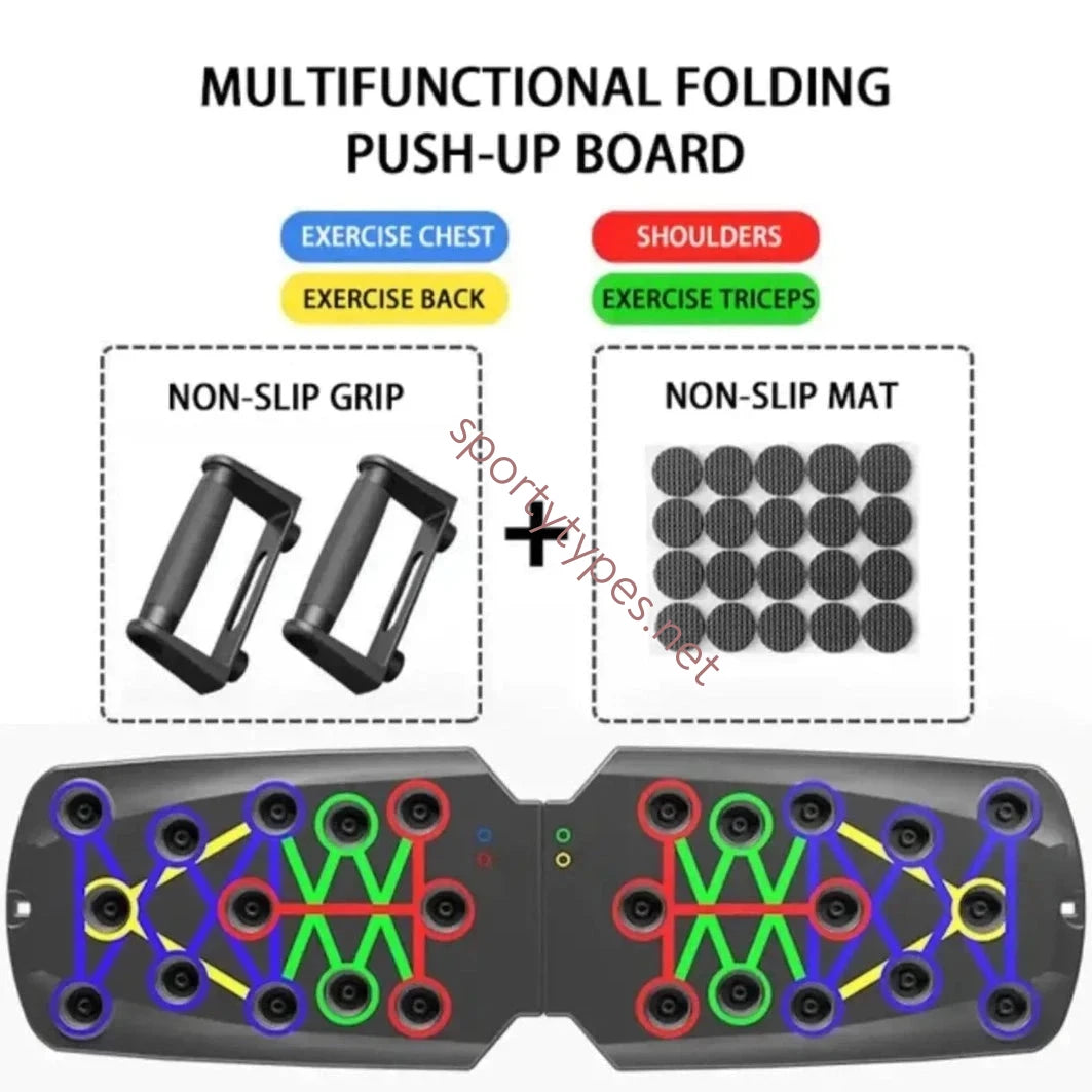 Folding Push-up Exercise Board